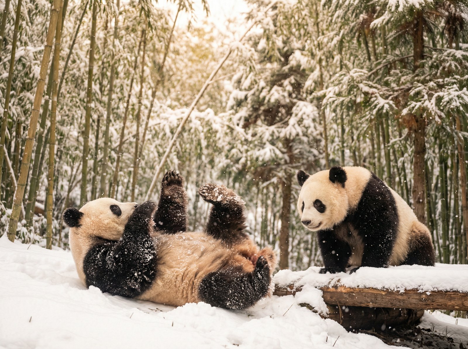 91熊猫与北极熊视频